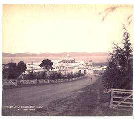 Photograph of the exhibition building taken by T. Crawford