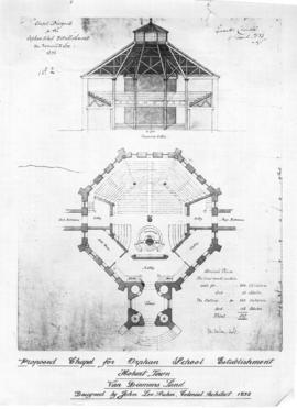 Proposed chapel designed for the Orphan School Establishment