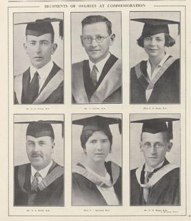 Recipients of Degrees at Commemoration